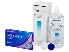 Air Optix Aqua Multifocal (6 čoček) + roztok Laim Care 400 ml