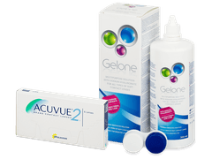 Acuvue 2 (6 čoček) + roztok Gelone 360 ml