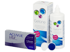 Acuvue Vita (6 čoček) + roztok Gelone 360 ml