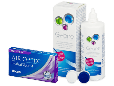 Air Optix plus HydraGlyde Multifocal (3 čočky)