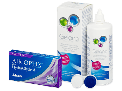 Air Optix plus HydraGlyde Multifocal (6 čoček)