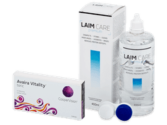 Avaira Vitality Toric (3 čočky) + roztok Laim-Care 400 ml