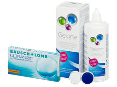Bausch + Lomb ULTRA for Astigmatism (6 čoček) + roztok Gelone 360 ml