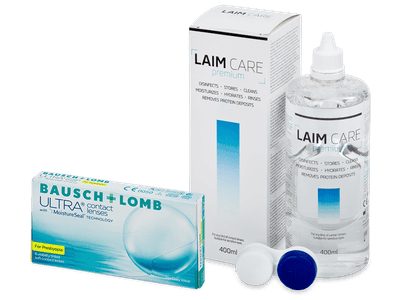 Bausch + Lomb ULTRA for Presbyopia (6 čoček) + roztok Laim Care 400 ml