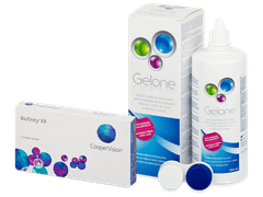 Biofinity XR (3 čočky) + roztok Gelone 360 ml