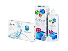 Clariti Toric (6 čoček) + roztok Gelone 360 ml