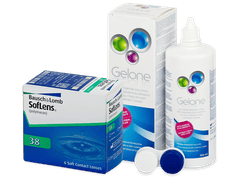 SofLens 38 (6 čoček) + roztok Gelone 360 ml