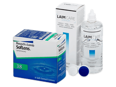SofLens 38 (6 čoček) + roztok Laim-Care 400 ml