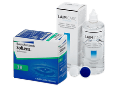 SofLens 38 (6 čoček) + roztok Laim-Care 400 ml