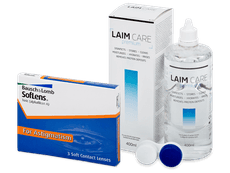 SofLens Toric (3 čočky) + roztok Laim-Care 400 ml