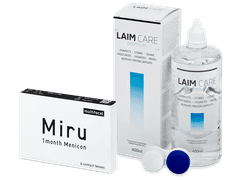 Miru 1month Menicon multifocal (6 čoček) + roztok Laim-Care 400 ml