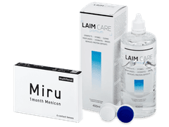 Miru 1month Menicon multifocal (6 čoček) + roztok Laim Care 400 ml