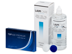 TopVue Premium (6 čoček) + roztok Laim Care 400 ml