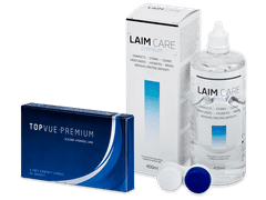 TopVue Premium (6 čoček) + roztok Laim Care 400 ml