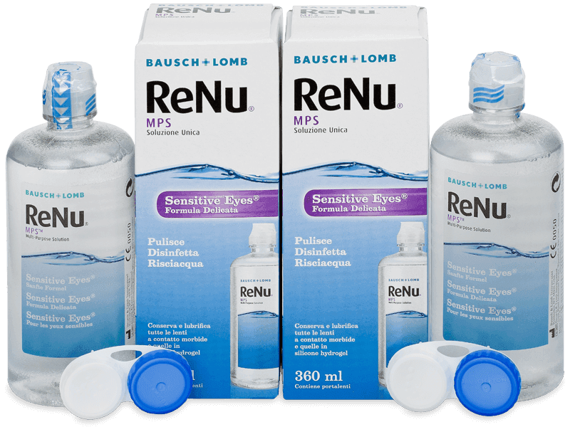 Roztok ReNu MPS Sensitive Eyes 2x 360 ml 