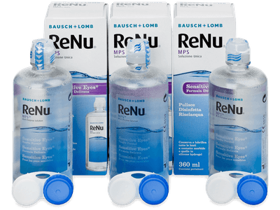 Roztok ReNu MPS Sensitive Eyes 3 x 360 ml 