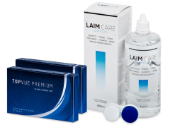 TopVue Premium (12 čoček) + roztok Laim-Care 400 ml