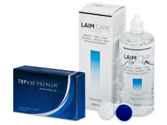 TopVue Premium (12 čoček) + roztok Laim Care 400 ml
