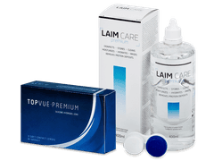 TopVue Premium (12 čoček) + roztok Laim Care 400 ml