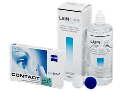 Carl Zeiss Contact Day 30 Compatic (6 čoček) + roztok Laim Care 400 ml