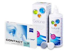 Carl Zeiss Contact Day 30 Compatic (6 čoček) + roztok Gelone 360 ml