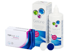 TopVue Air Multifocal (6 čoček) + roztok Gelone 360 ml