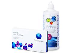 Biofinity Toric Multifocal (3 čočky) + roztok Gelone 360 ml