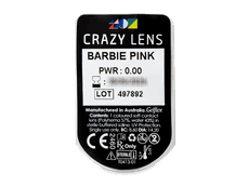 CRAZY LENS - Barbie Pink - nedioptrické jednodenní (2 čočky)