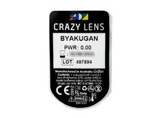 CRAZY LENS - Byakugan - nedioptrické jednodenní (2 čočky)