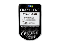 CRAZY LENS - Byakugan - nedioptrické jednodenní (2 čočky)