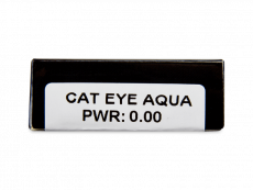 CRAZY LENS - Cat Eye Aqua - nedioptrické jednodenní (2 čočky)