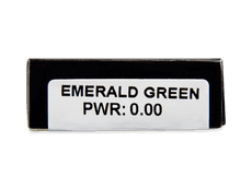 CRAZY LENS - Emerald Green - nedioptrické jednodenní (2 čočky)