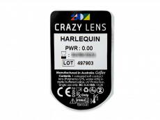 CRAZY LENS - Harlequin - nedioptrické jednodenní (2 čočky)