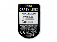 CRAZY LENS - Harlequin - nedioptrické jednodenní (2 čočky)