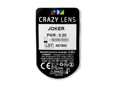 CRAZY LENS - Joker - nedioptrické jednodenní (2 čočky)
