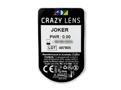 CRAZY LENS - Joker - nedioptrické jednodenní (2 čočky)