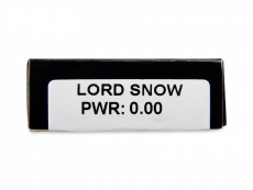 CRAZY LENS - Lord Snow - nedioptrické jednodenní (2 čočky)