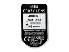 CRAZY LENS - Joker - dioptrické jednodenní (2 čočky)