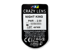 CRAZY LENS - Night King - dioptrické jednodenní (2 čočky)