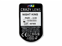 CRAZY LENS - Night King - dioptrické jednodenní (2 čočky)