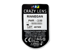 CRAZY LENS - Rinnegan - dioptrické jednodenní (2 čočky)