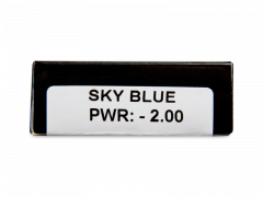 CRAZY LENS - Sky Blue - dioptrické jednodenní (2 čočky)