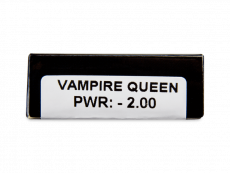 CRAZY LENS - Vampire Queen - dioptrické jednodenní (2 čočky)
