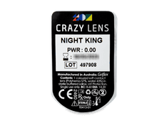 CRAZY LENS - Night King - nedioptrické jednodenní (2 čočky)