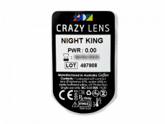 CRAZY LENS - Night King - nedioptrické jednodenní (2 čočky)