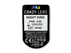 CRAZY LENS - Night King - nedioptrické jednodenní (2 čočky)