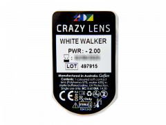 CRAZY LENS - White Walker - dioptrické jednodenní (2 čočky)