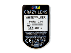 CRAZY LENS - White Walker - dioptrické jednodenní (2 čočky)