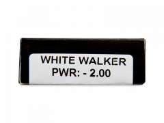 CRAZY LENS - White Walker - dioptrické jednodenní (2 čočky)