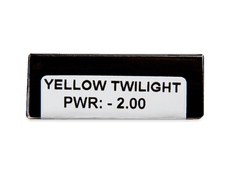 CRAZY LENS - Yellow Twilight - dioptrické jednodenní (2 čočky)